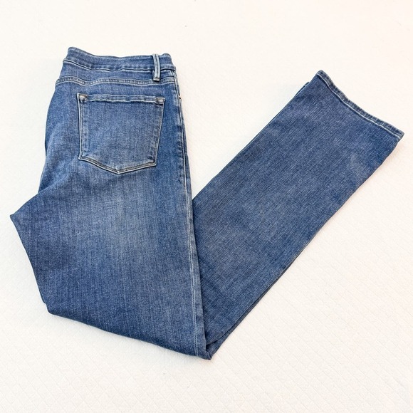 Frame Le Mini Bootcut Jeans Blendon Form Fitting Denim Size 32 - Picture 7 of 7